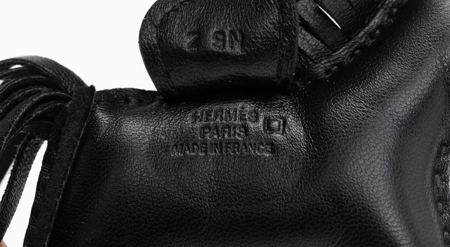 Women's Hermès SO Black Rodeo Touch Bag Charm PM