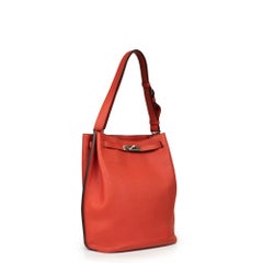 HERMÈS, So Kelly in red leather