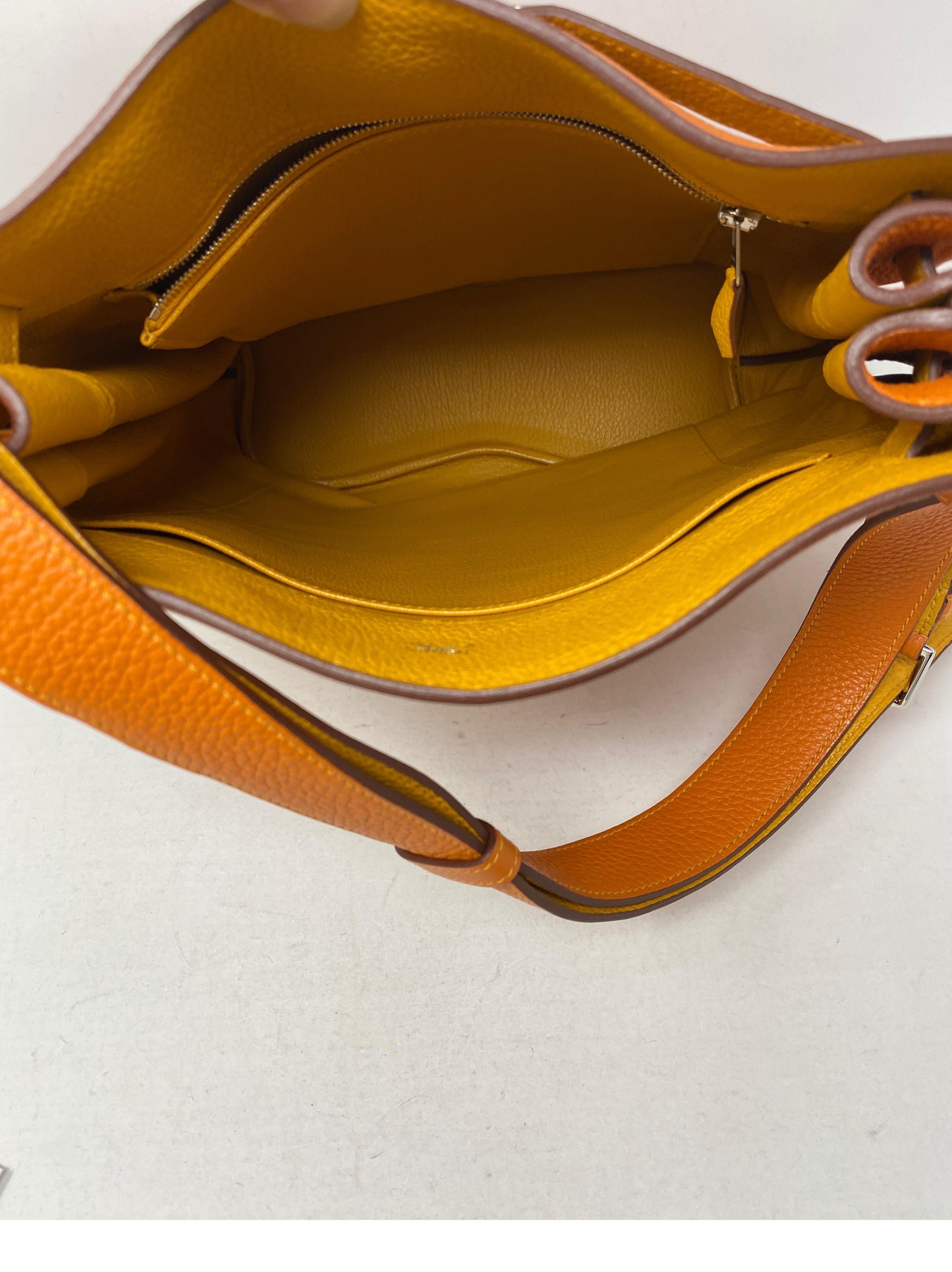 Hermes So Kelly Orange Candy Tasche 6