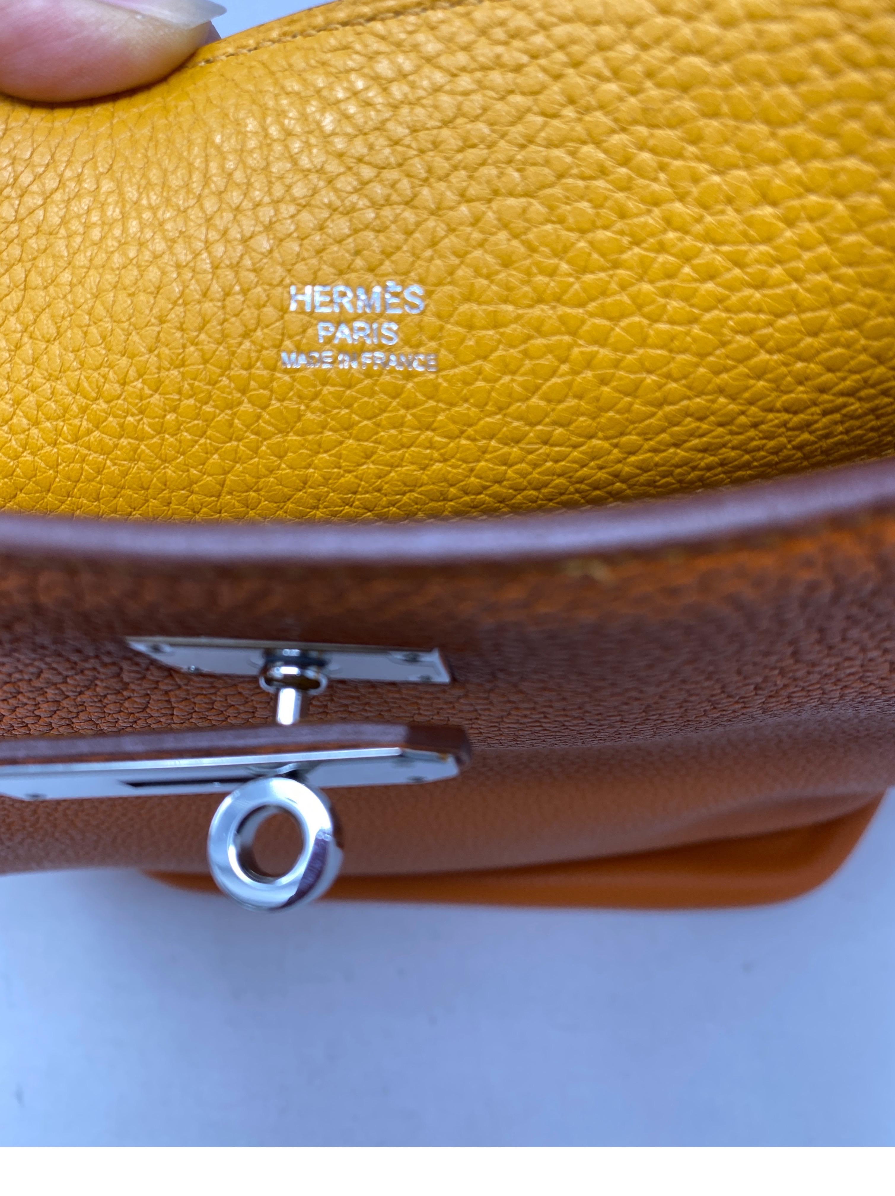 Hermes So Kelly Orange Candy Tasche 11