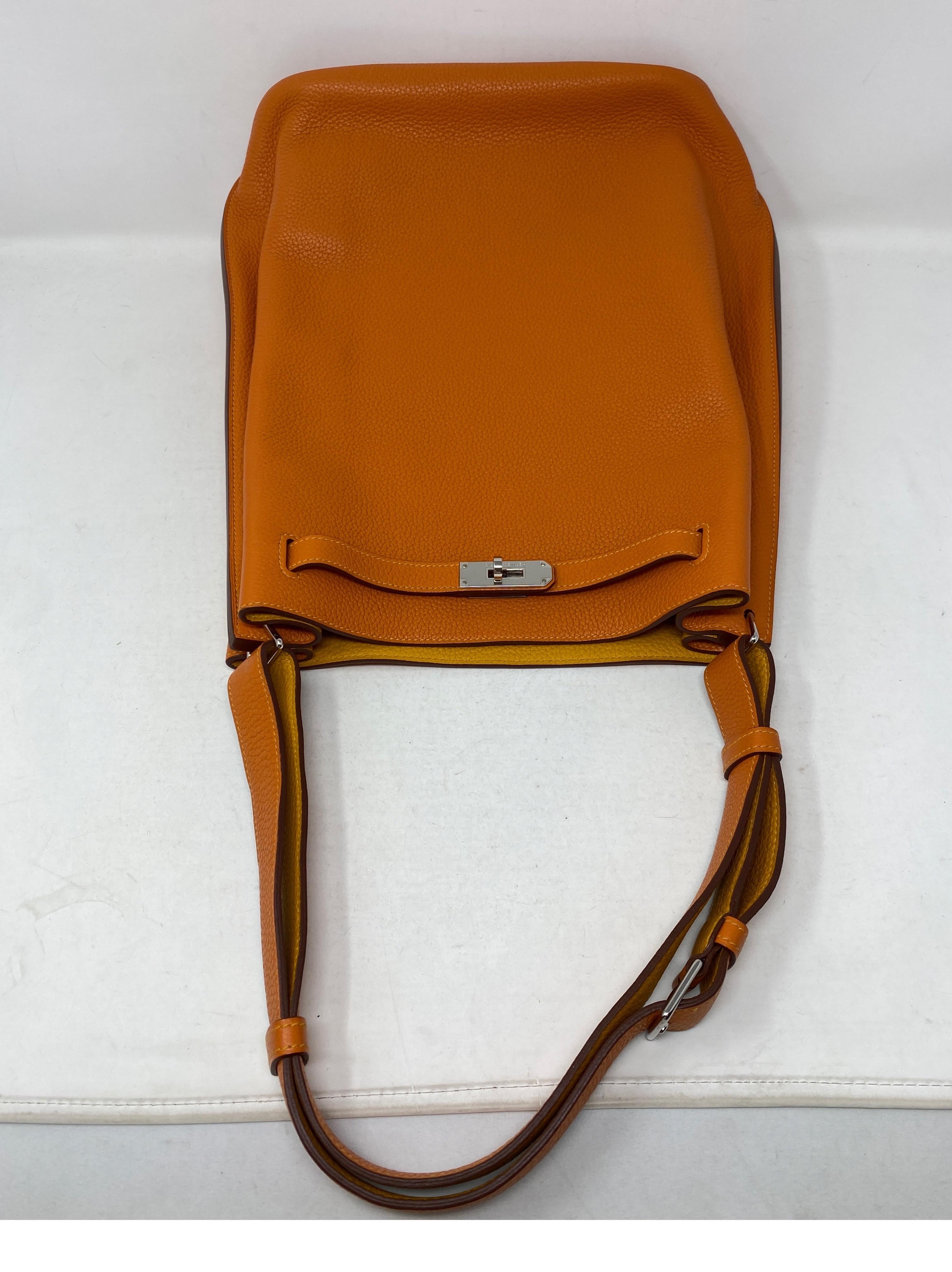 Hermes So Kelly Orange Candy Bag  9