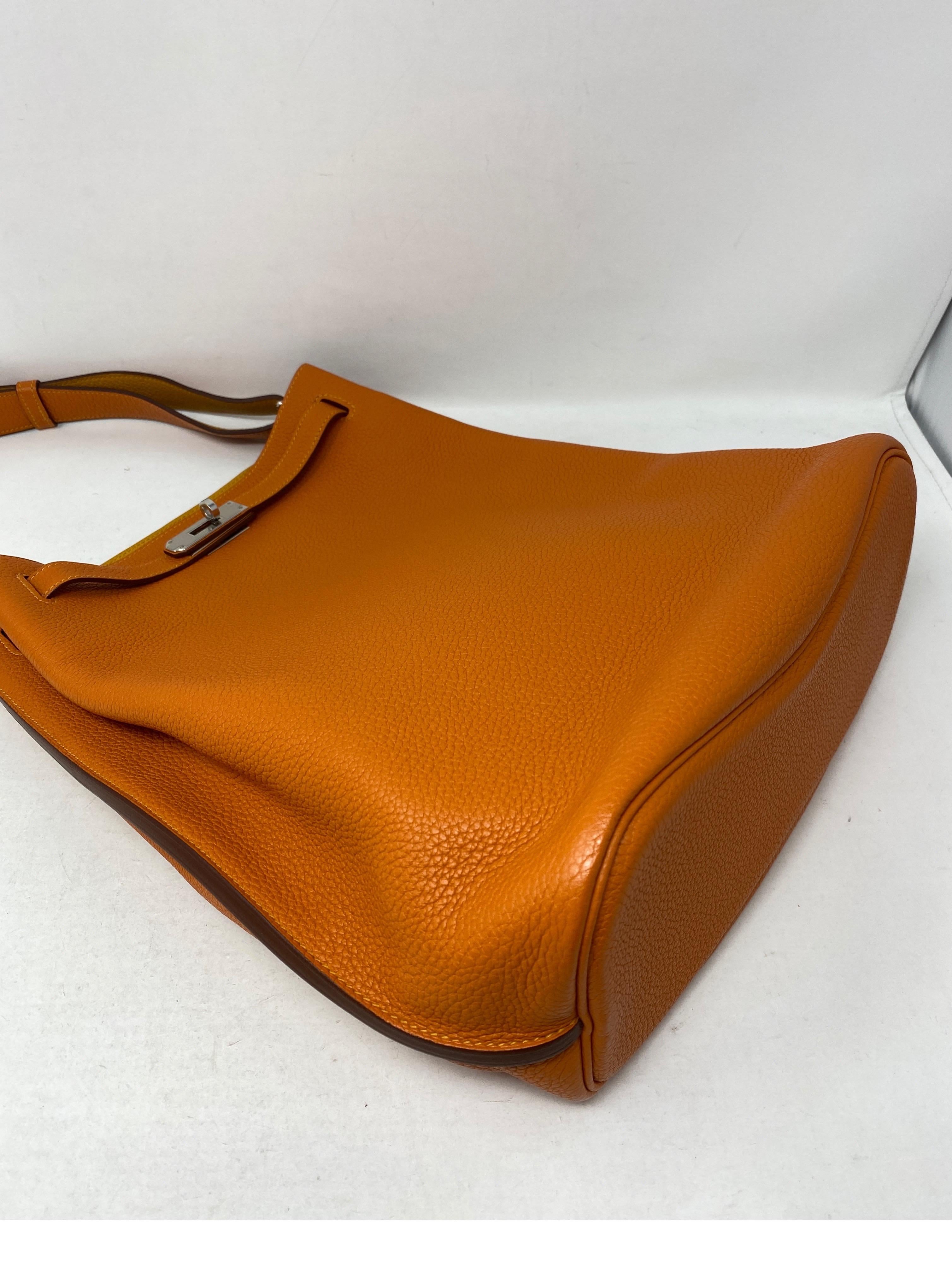 Women's or Men's Hermes So Kelly Orange Candy Bag 