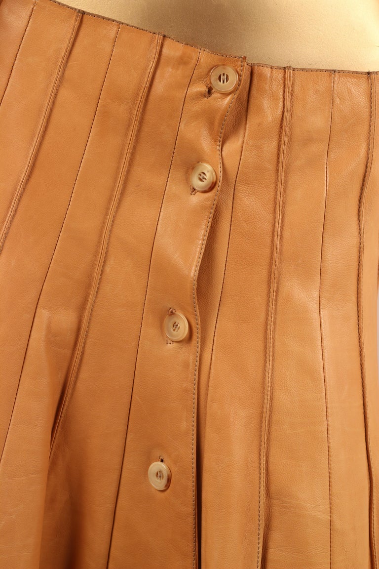Jupe Plissée Hermès époque Gaultier Rare - Occasion En Bon état, Taille M, Pièce Vintage Française