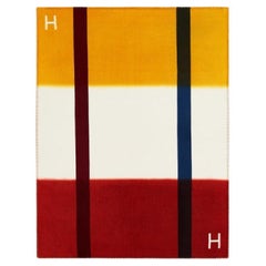 Hermes Soleil/Terracotta H Dye blanket