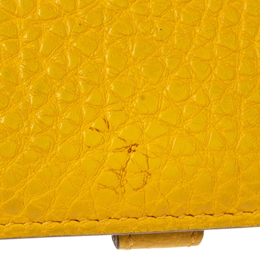 Hermes Soleil Togo Leather Dogon Duo Wallet 1