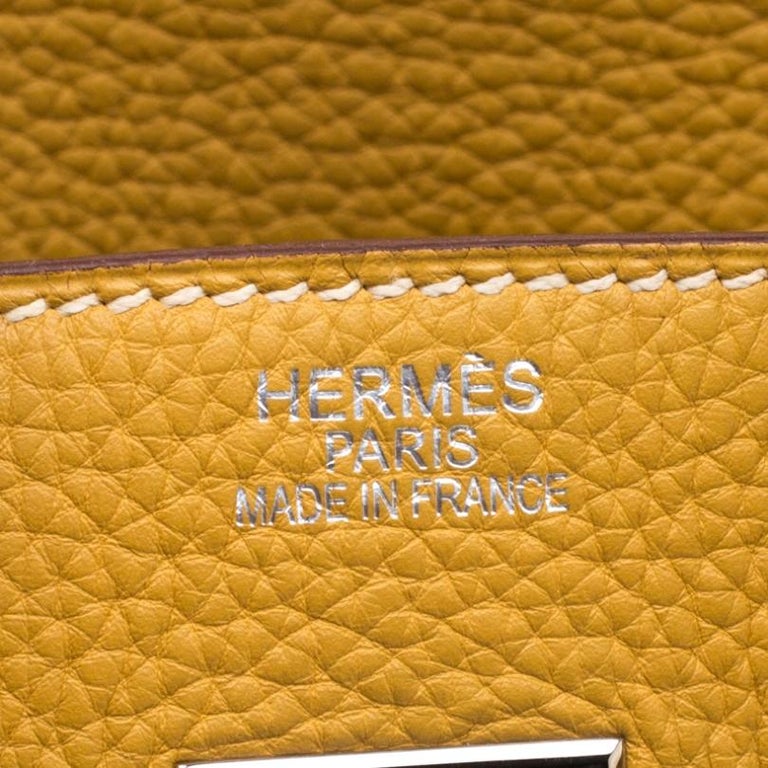 Hermes Soleil Togo Leather Palladium Hardware Birkin 35 Bag For Sale at ...