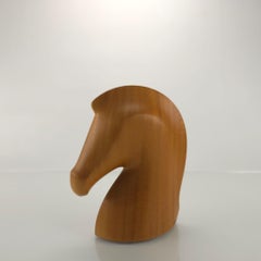 Hermès solid natural mahogany  Samarcande paperweight