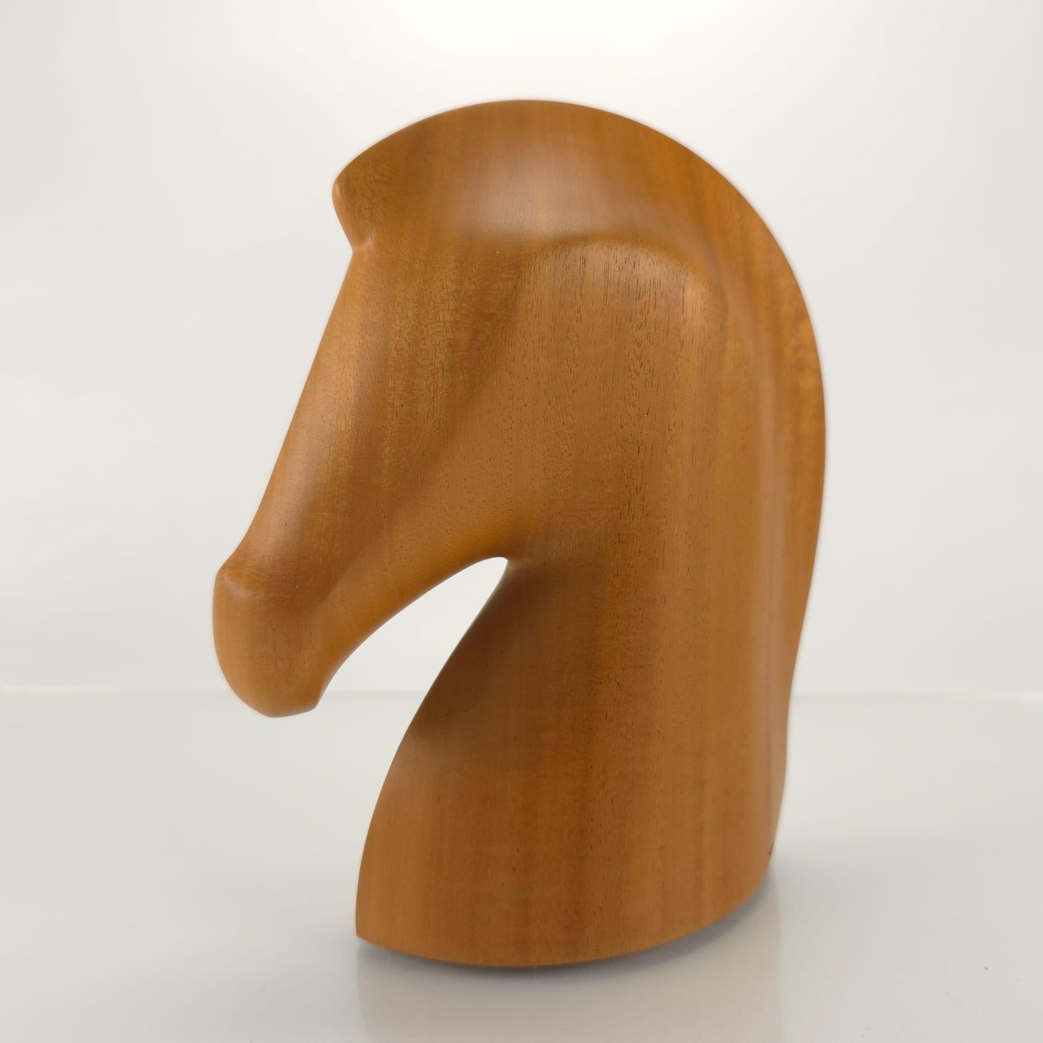 Women's or Men's Hermès solid natural mahogany  Samarcande paperweight For Sale