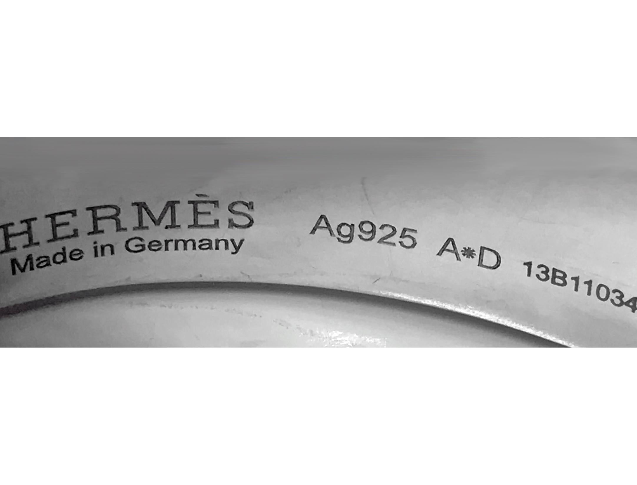 Hermes Solid Silver Collier de Chien Bracelet 1