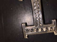 Hermes Solid Silver Handcrafted Touareg Belt Buckle