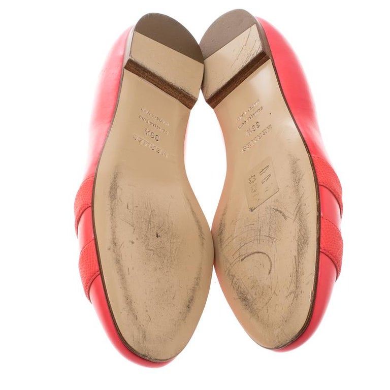 hermes ballet flats