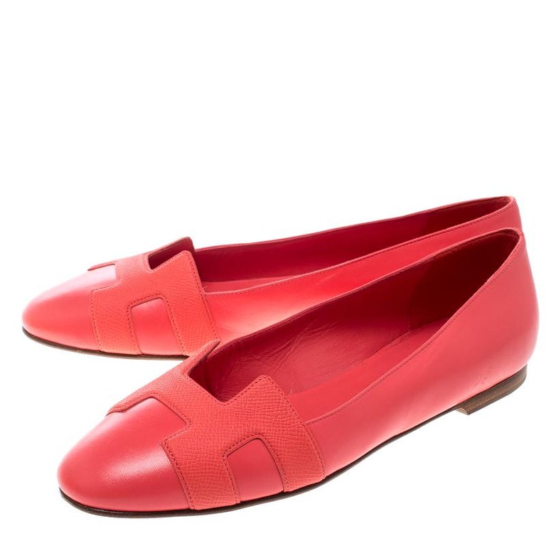 hermes ballet flats