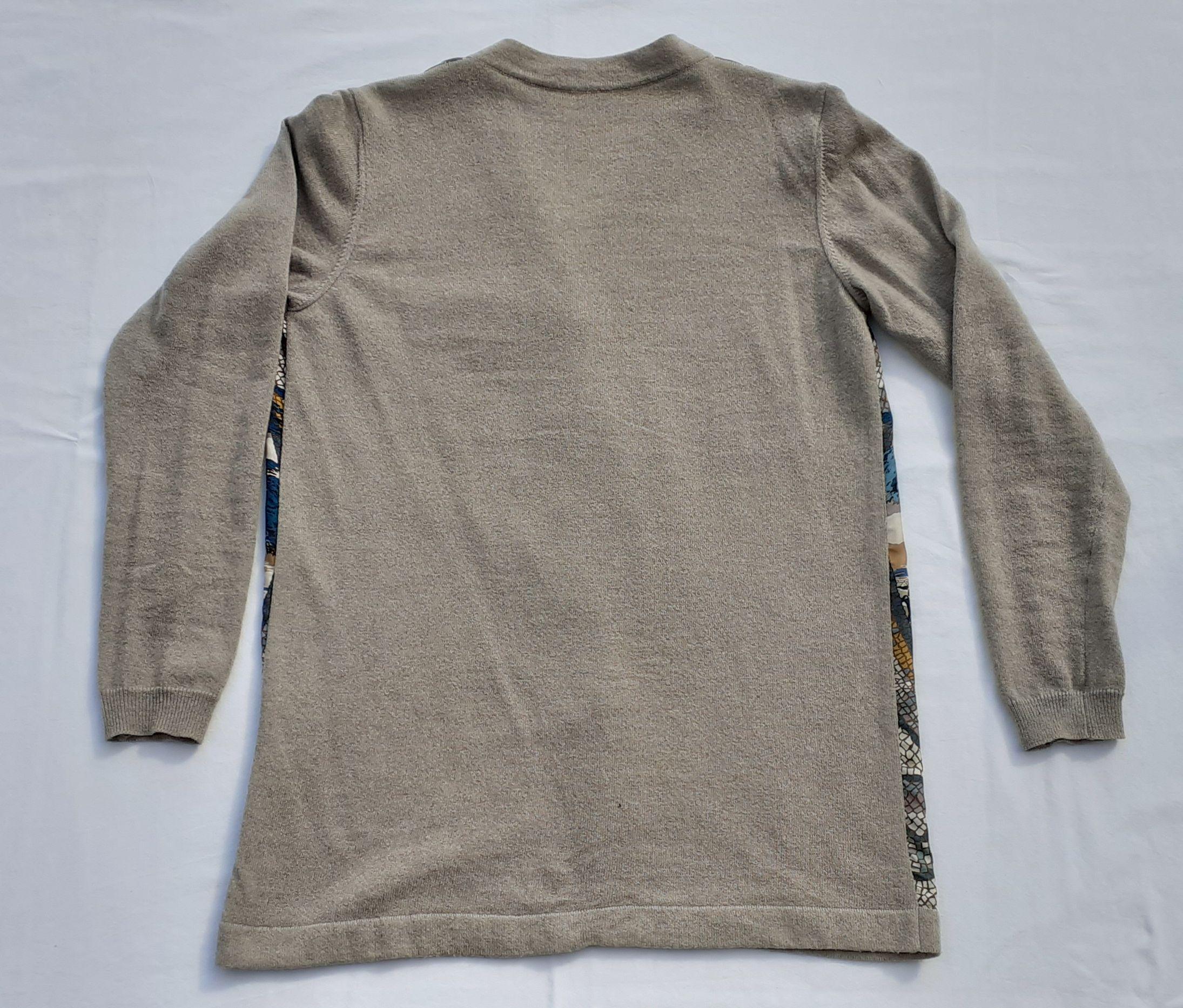 Hermès Sous le Cèdre Rybaltchenko Wool and Silk Vest Sweater Size S/M For Sale 8