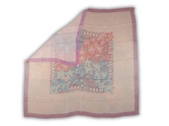 Hermès Souvenirs Silk Chiffon Shawl