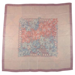 Hermès Souvenirs Silk Chiffon Shawl