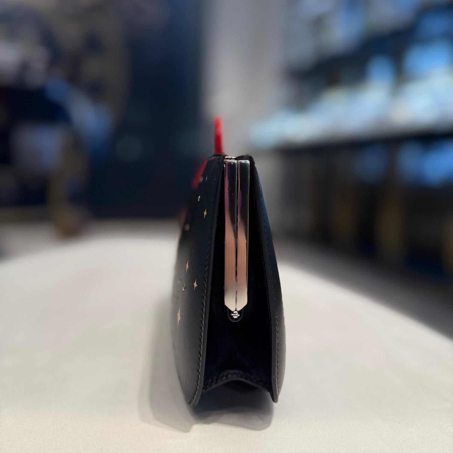 Hermès Space Sac à Malice Noir / Multicolore Monsieur et cuir de lézard en vente 2
