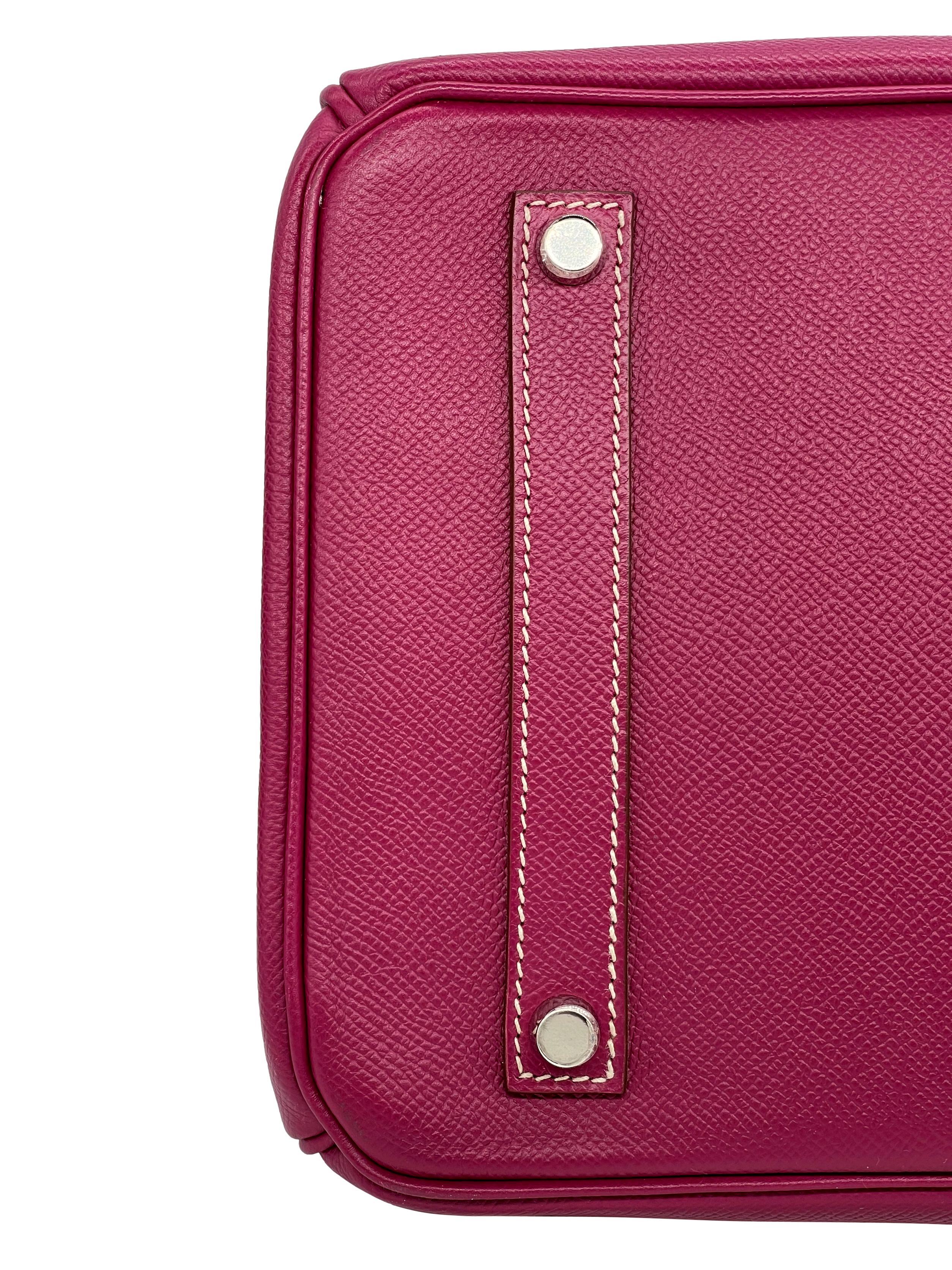 Hermès Special Edition Bi-Color Tosca & Rose Tyrien Epsom  Candy 35cm Birkin Bag 6