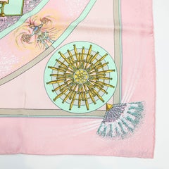Hermès Special Edition "Feux D'artifice" Silk Scarf by Michel Duchêne, 1987.