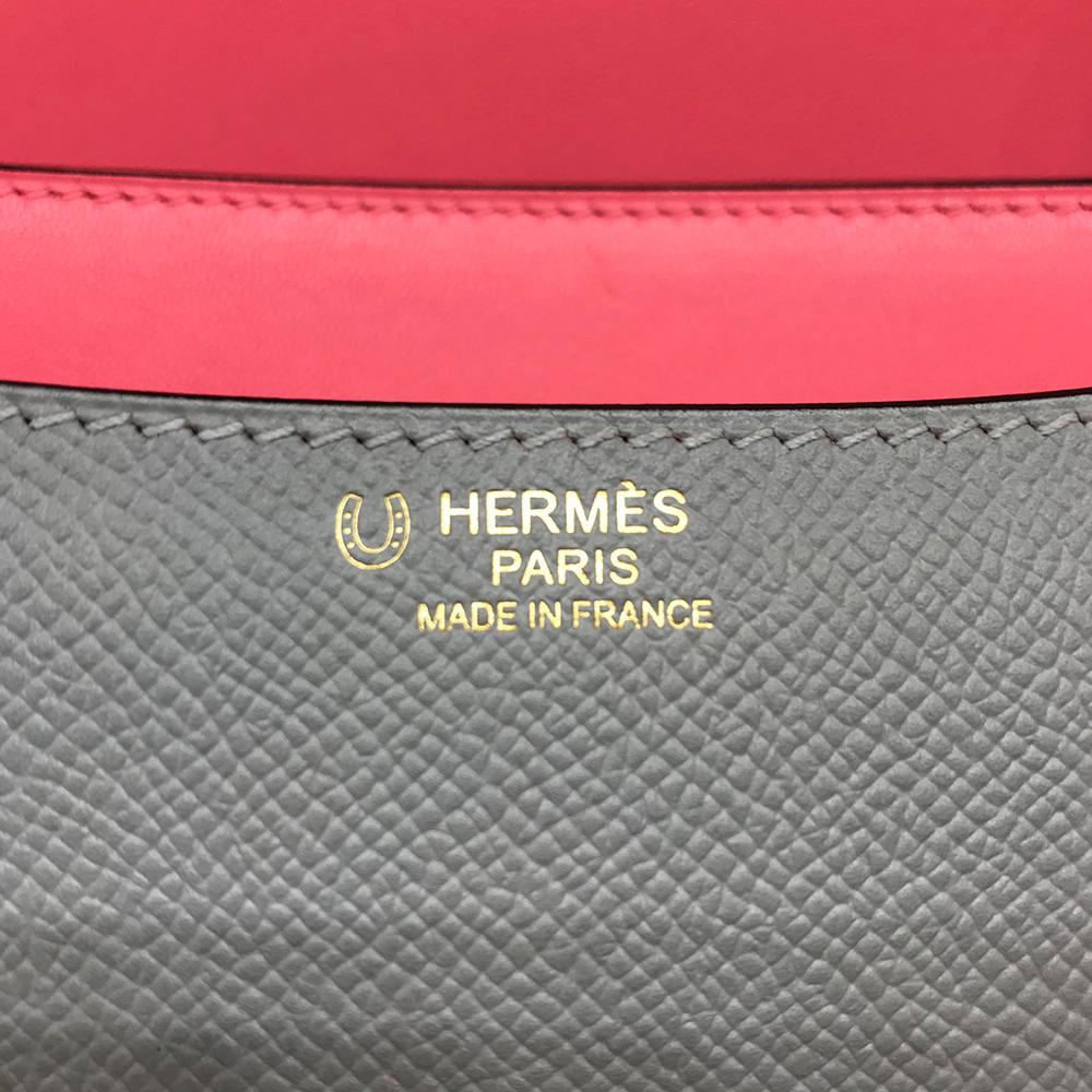 Hermès Special Order 24cm Bi-Colour Constance Bag 4