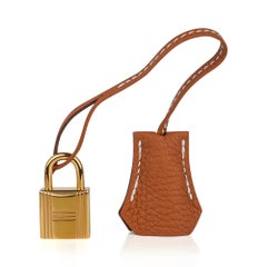 Hermes Special Order Birkin HSS 25 Bag Craie et Or / Gold Hardware Togo