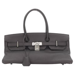 HERMES Special Order HSS JPG Birkin 42 Graphite matte palladium shoulder bag