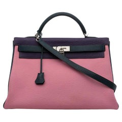 Hermès Sonderauftrag Tricolour Kelly 40