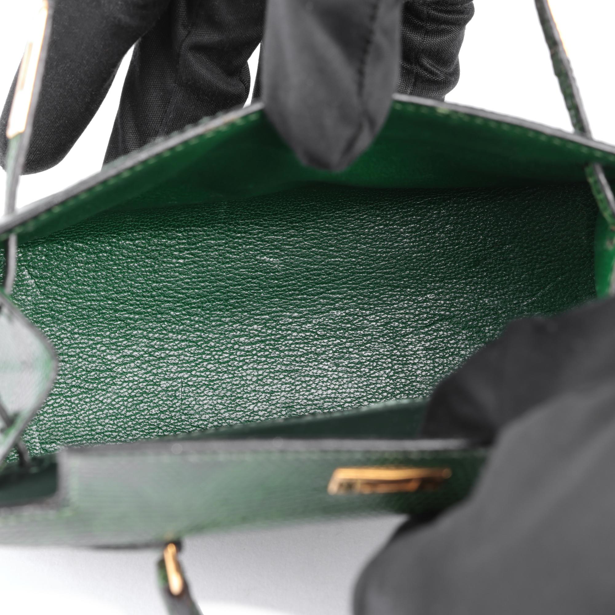 Hermès ordine speciale Kelly 15cm Sellier convertibile d'epoca con cintura Constance in vendita 8