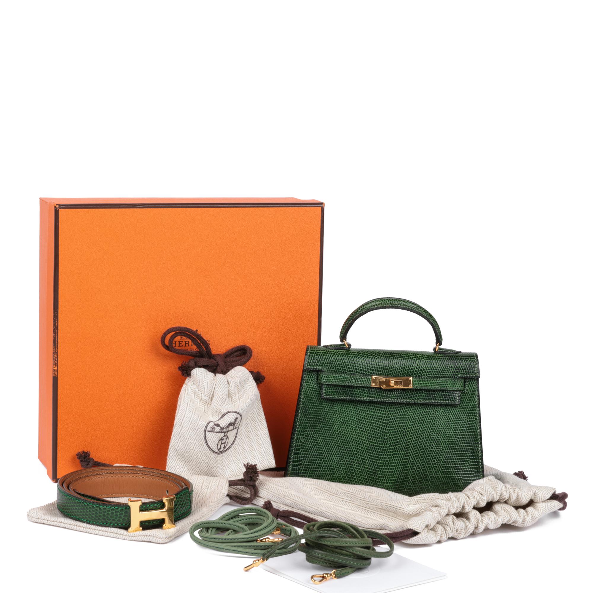 Hermès Special Order Vintage Convertible Kelly 15cm Sellier avec ceinture Constance en vente 13