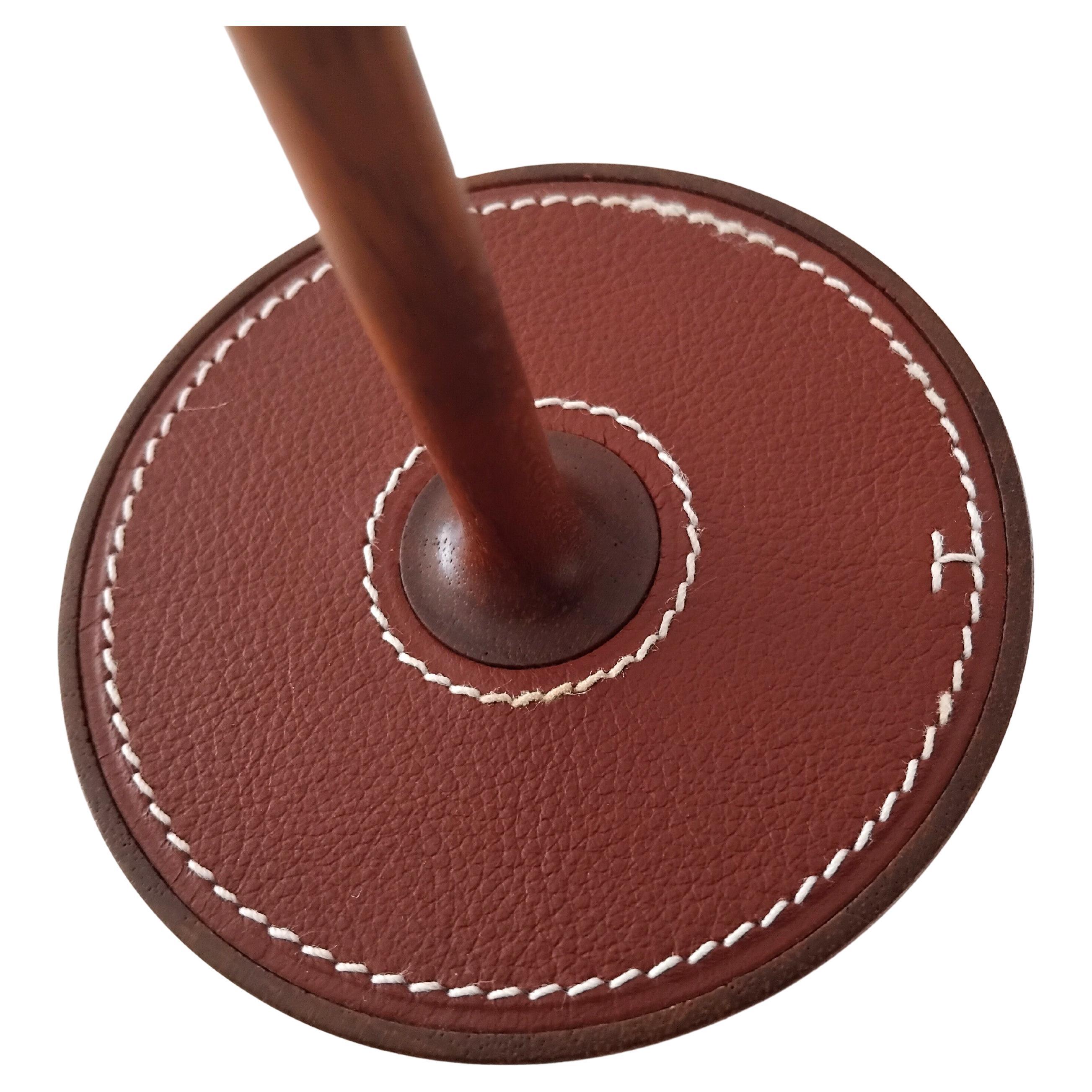 Hermès Trottola Toopy Leather Wood in vendita 1