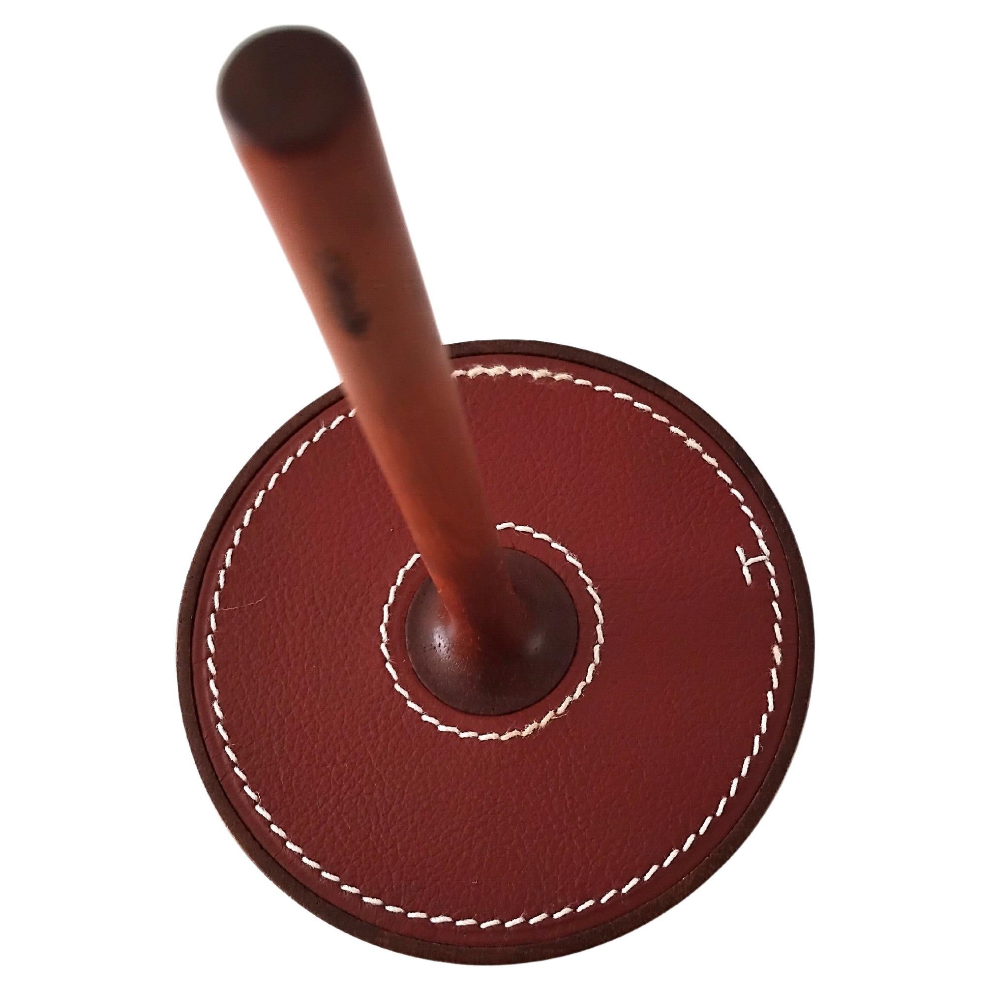 Hermès Trottola Toopy Leather Wood in vendita 2