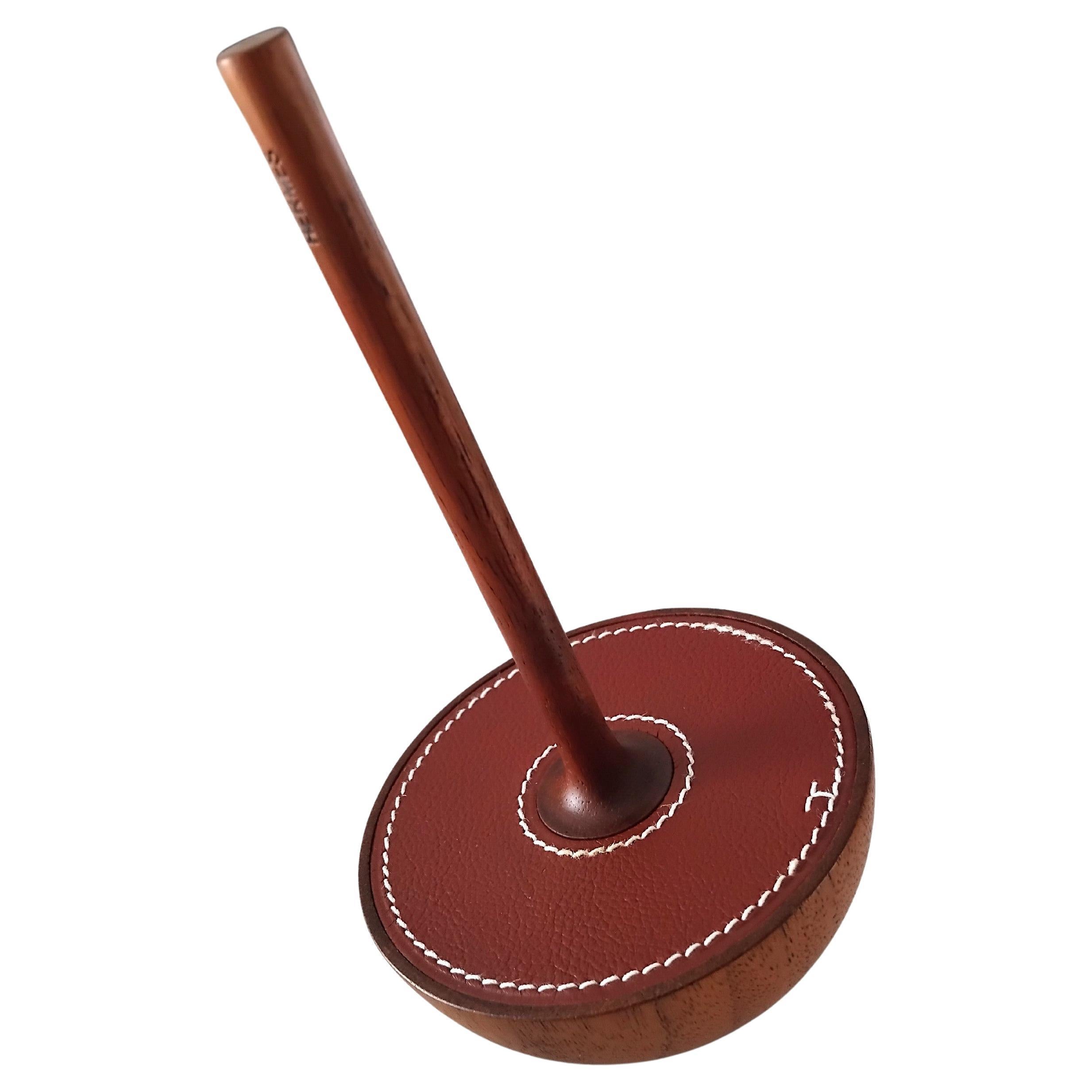 Hermès Trottola Toopy Leather Wood in vendita