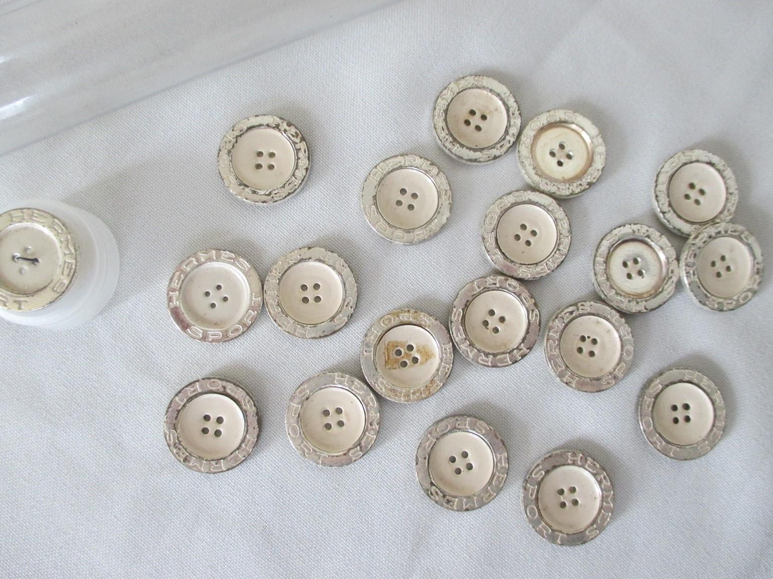 Hermes Sport Buttons Vintage old stock In Fair Condition In Amsterdam, NL