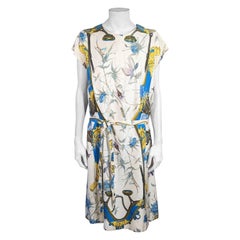 Hermes Sport Kleid aus Seide mit Twill-Druck