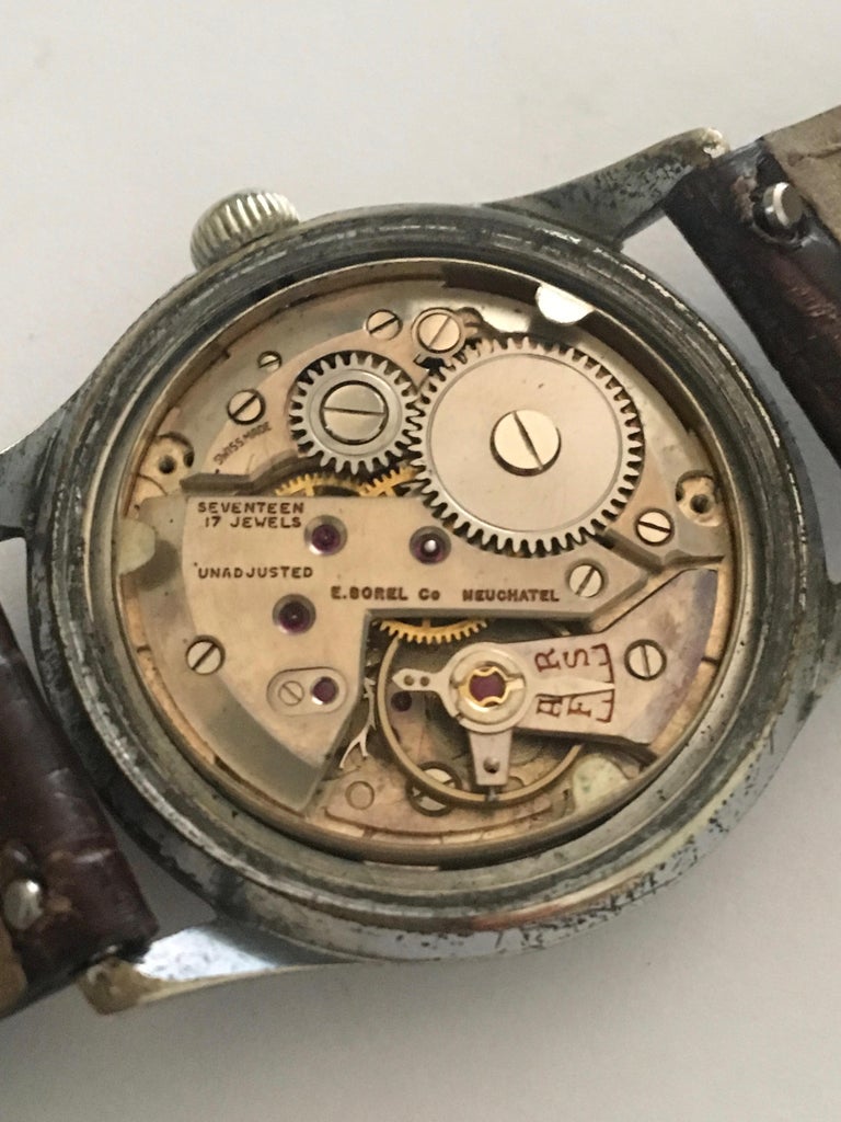Hermes Sport Star Regina, 17 Jewel Ernest Borel Neuchatel, circa 1940s