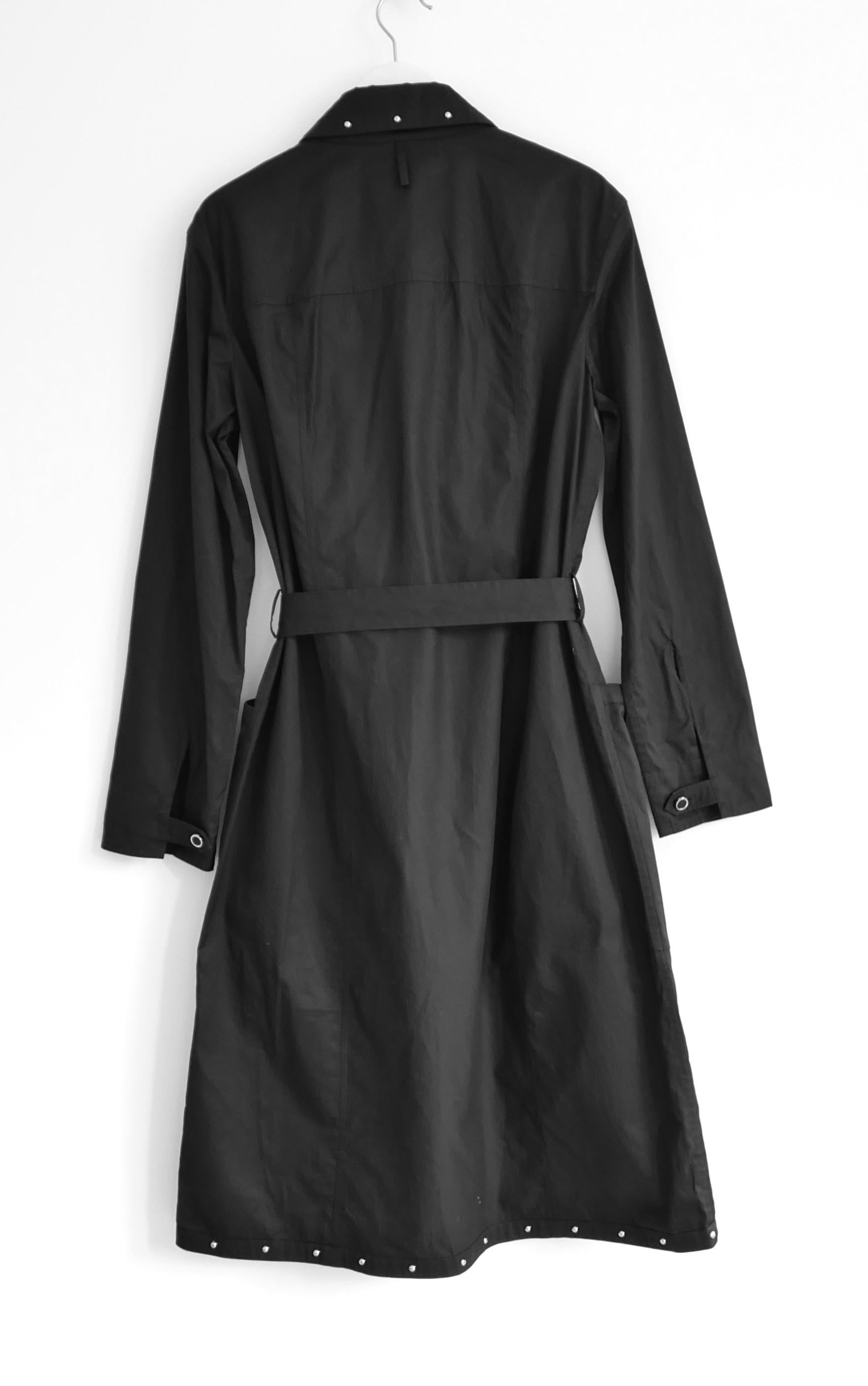 Hermes Frühjahr 2022 Nieten-Hemdkleid im Zustand „Hervorragend“ im Angebot in London, GB