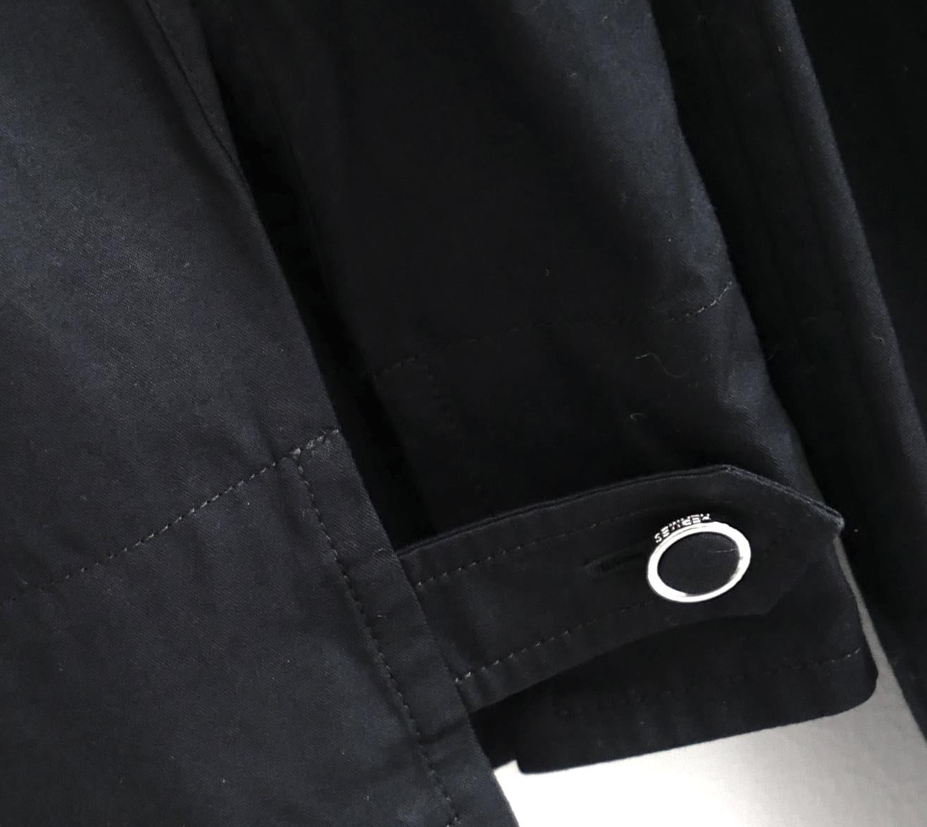 Hermes Frühjahr 2022 Nieten-Hemdkleid Damen im Angebot