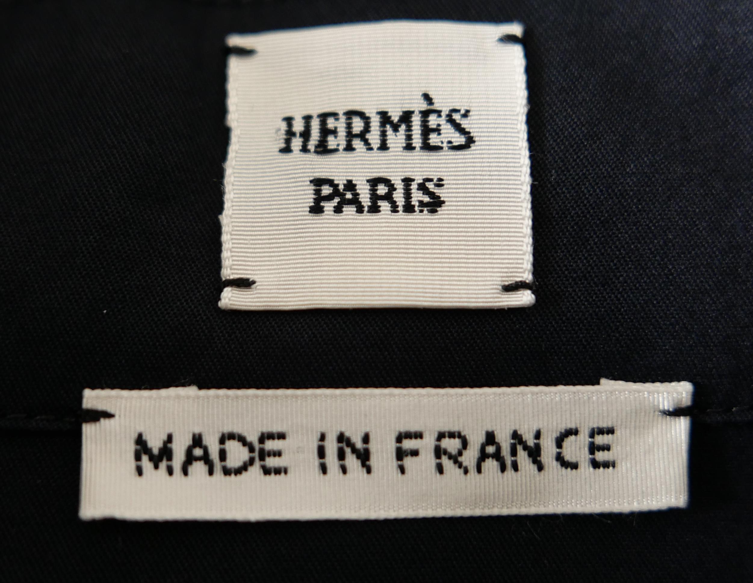 Hermes Frühjahr 2022 Nieten-Hemdkleid im Angebot 1