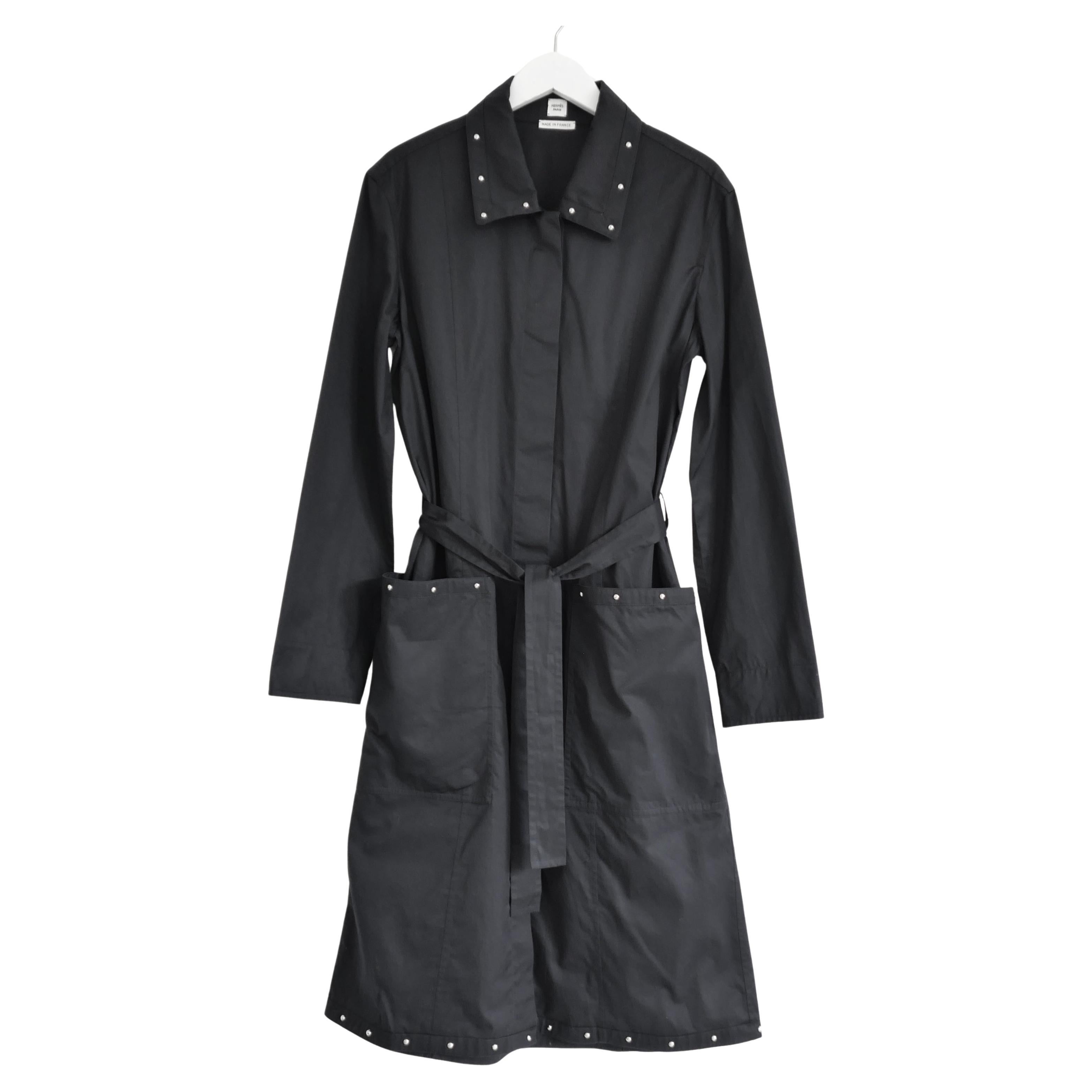 Hermes Spring 2022 Studded Shirt Dress