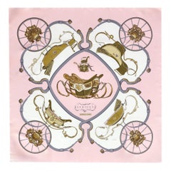 Sciarpa in seta Hermès 'Springs' di Philippe Ledoux