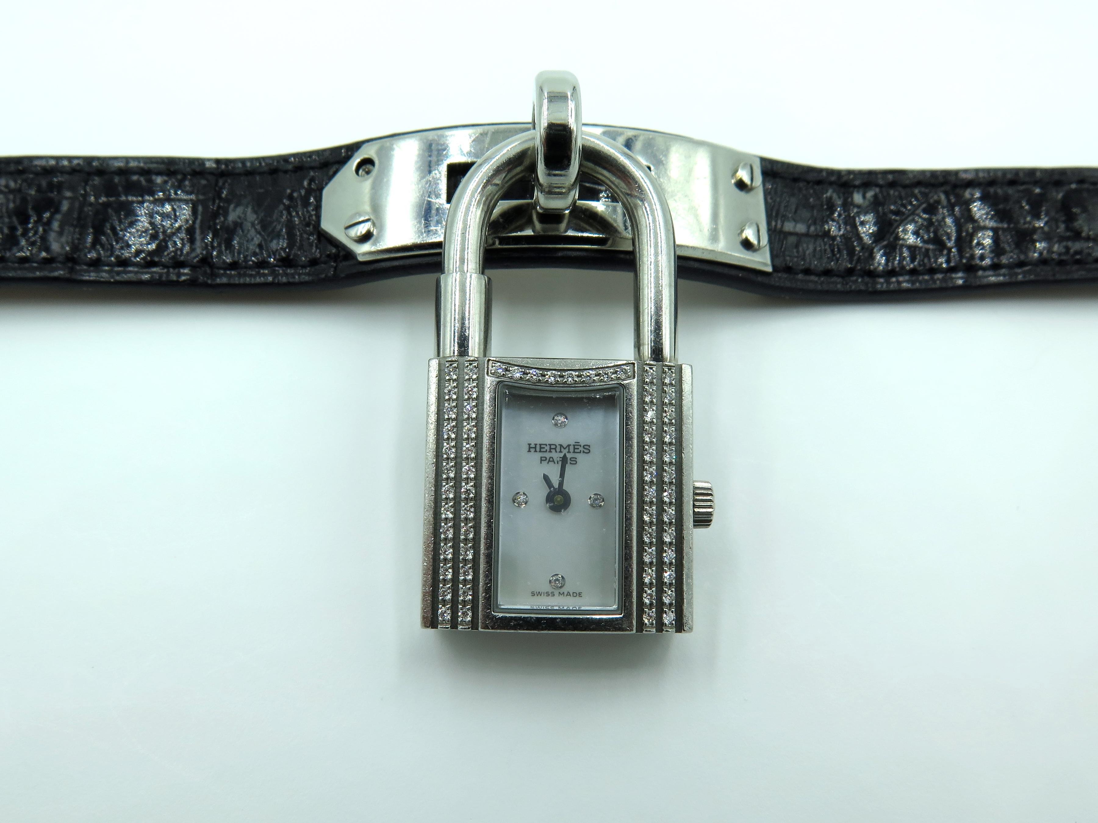 hermes lock watch