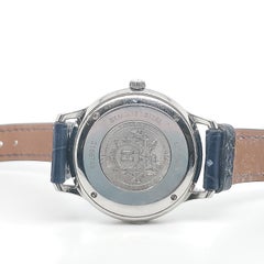 Hermes Stainless Steel Diamond Strap Watch