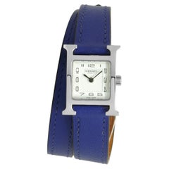 Hermes Edelstahl H Mini Double Tour 20 mm