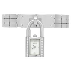 Hermes Stainless Steel Kelly Lock Watch 16.2mm
