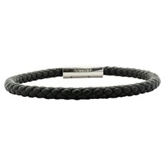 Bracciale Hermes in acciaio e pelle