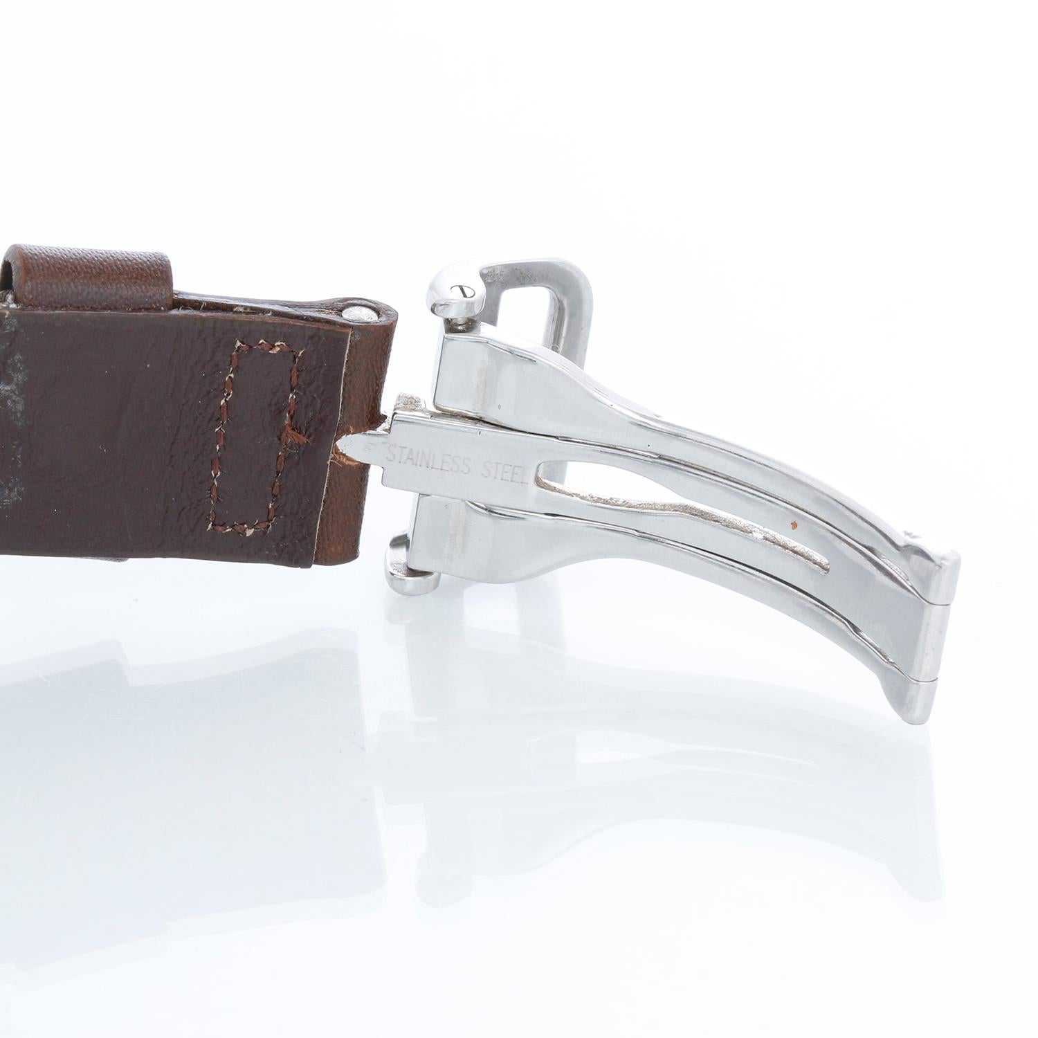 Hermes Edelstahl Sesam TGM Skelett Uhr Ref. SM1.710 1