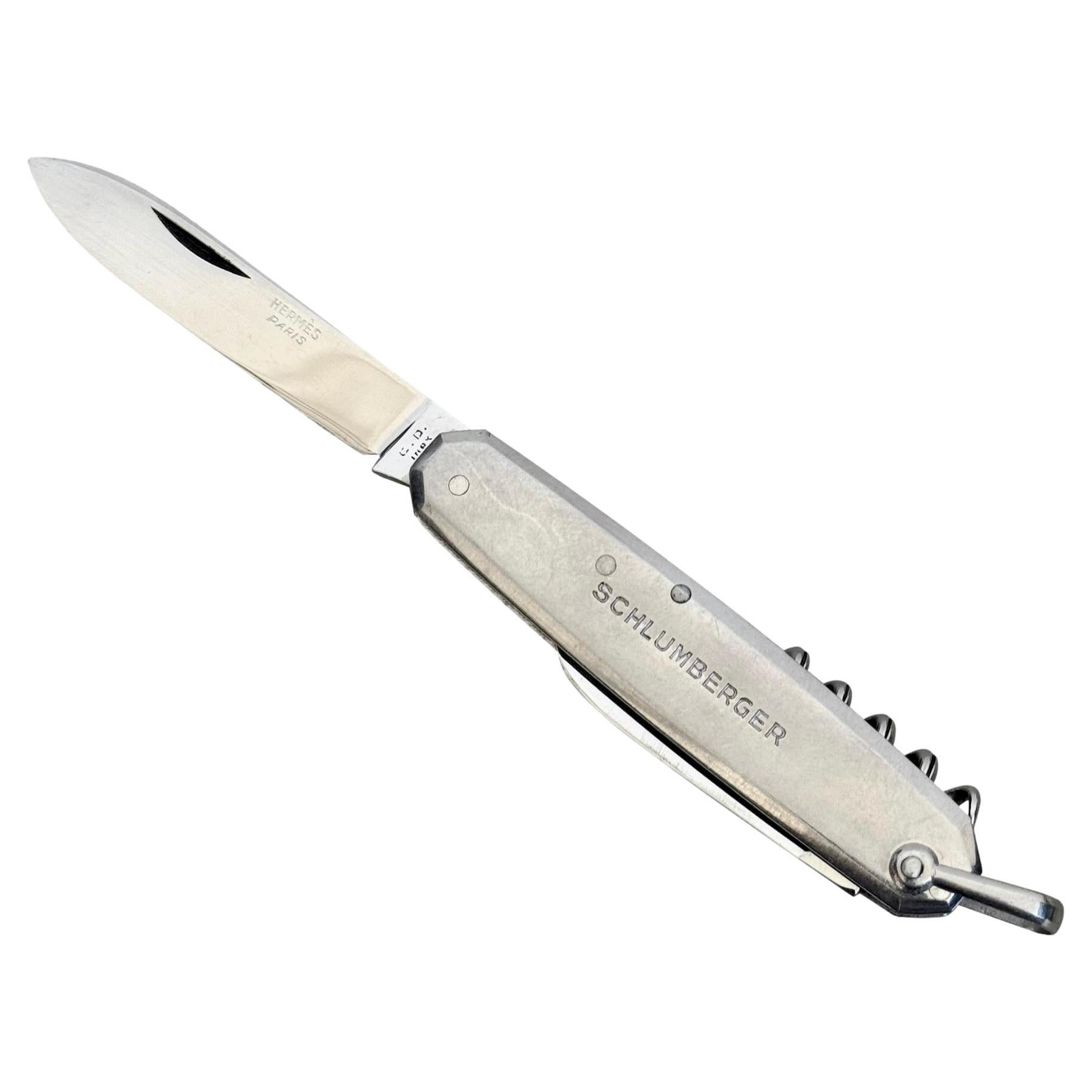Hermés Steel Bottle Opener Multi Tool, 1980s France