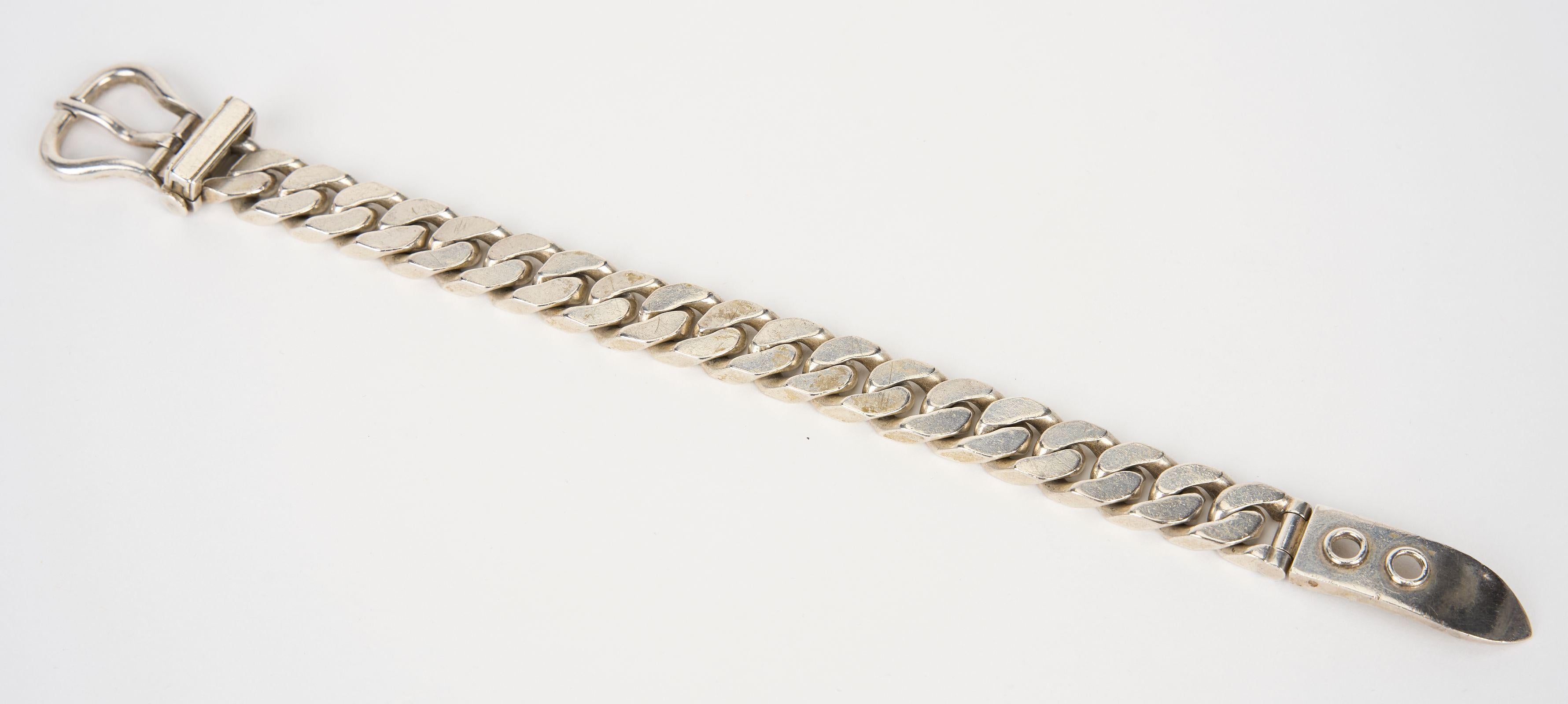 Hermès Sterling Belt Bracelet Unisex 1
