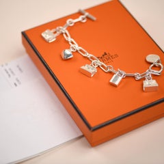 Hermès Sterling Silver Amulettes Bracelet
