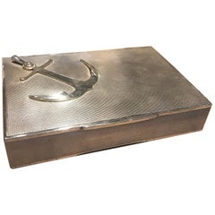 Hermes Sterling Silver Anchor Box