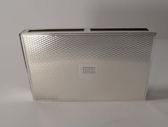 Scatola Hermès in argento sterling del 1950 circa di Ravinet d'Enfert